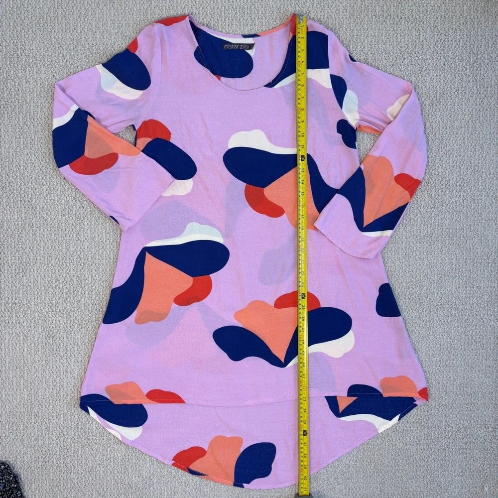 Mister Zimi Desert‎ Lily Billie Dress, AU 10 / US 6, Lilac Abstract Print Shift